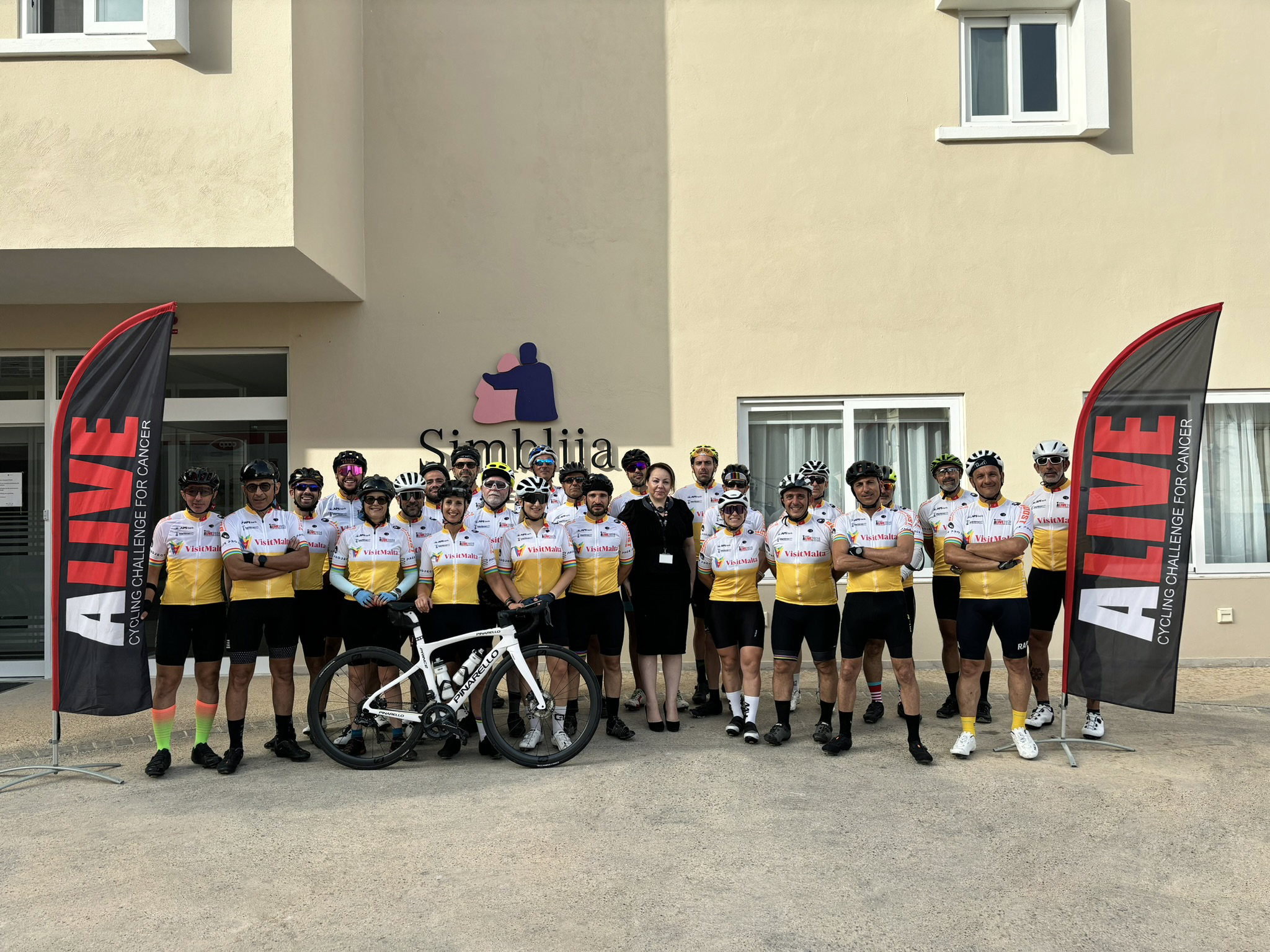 simblija-care-home-Alive-sponsorship-cycling-challenge-for-cancer-naxxar